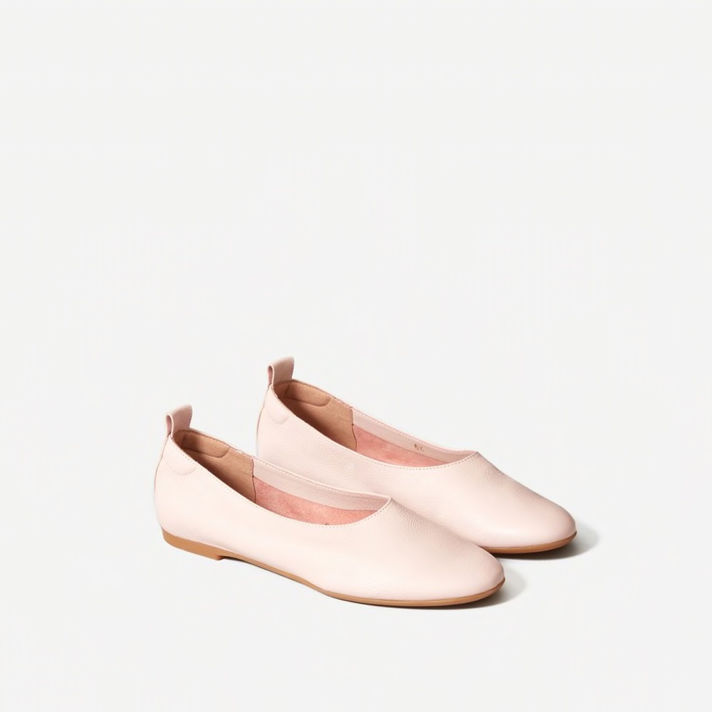 Everlane Day Glove Flats in Rose